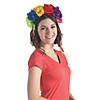 Fiesta Flower Ribbon Headbands - 6 Pc. Image 1
