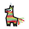 Fiesta Llama Pi&#241;ata Tissue Paper Sign Craft Kit - Makes 12 Image 1