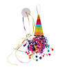 Fiesta Streamers String Pull Cones - 6 Pc. Image 1