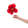Fiesta Tissue Flower Sticks - 6 Pc. Image 1