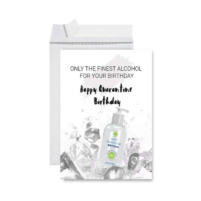 Finest Alcohol Birthday 8.5x11in Image 1