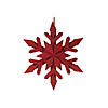 Fir Wood Snowflake Ornament (Set Of 4) 14"H, 18"H Wood Image 2