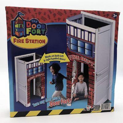 Firefighter Fire Station Doorway Fort Attach to Door Play Tent Cortex Toys Image 1