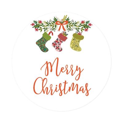 Fireplace Stockings Labels Image 3