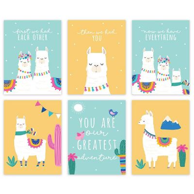 First We Had Each Other Llama 6Pk 8.5x11in Image 1