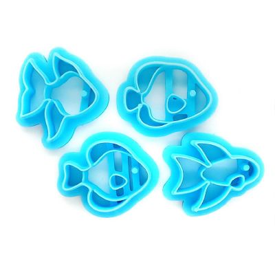 Fish Cutters for Polymer or Air Dry Clay, 4 pcs Image 1