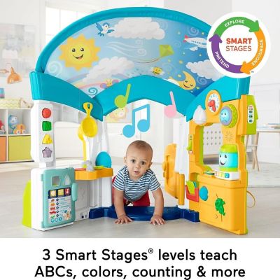 Fisher-Price Laugh & Learn Baby & Toddler Playset Smart Learning Home Image 2