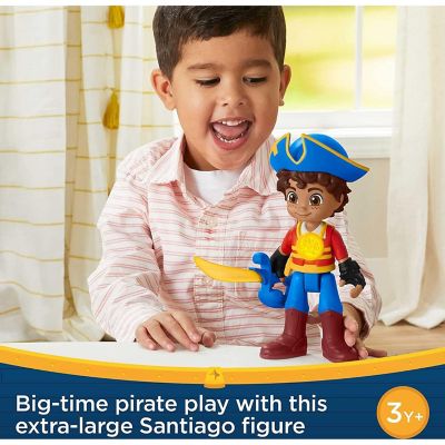Fisher-Price Nickelodeon Santiago of The Seas 9-inch Santiago Talking Pirate Figure Image 1