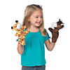 Five Finger Stuffed Animal Hand Puppets - 12 Pc. Image 1