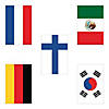 Flags of All Nations Cutouts - 15 Pc. Image 2