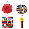 Flags of All Nations Deluxe Decorating Kit - 28 Pc. Image 1