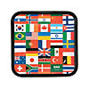 Flags of All Nations International Party Square Paper Dinner Plates - 8 Ct. Image 1