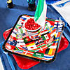 Flags of All Nations International Party Square Paper Dinner Plates - 8 Ct. Image 1