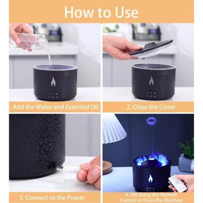 Flame Aroma Oil Diffuser Image 3