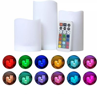 Flameless LED Pillar Candles Image 2