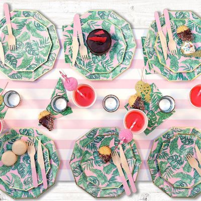 Flamingo Honeycomb Straws -10/pack Image 3