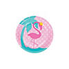 Flamingo Paper Dessert Plates - 8 Ct. Image 1