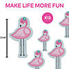 Flamingo Sticky Notes - 12 Pc. Image 1