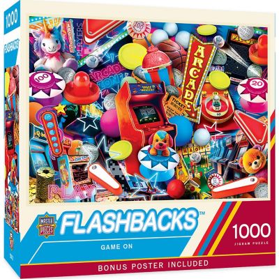 Flashbacks - Game On 1000 Piece Jigsaw Puzzle Image 1