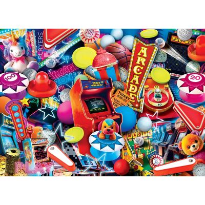 Flashbacks - Game On 1000 Piece Jigsaw Puzzle Image 2