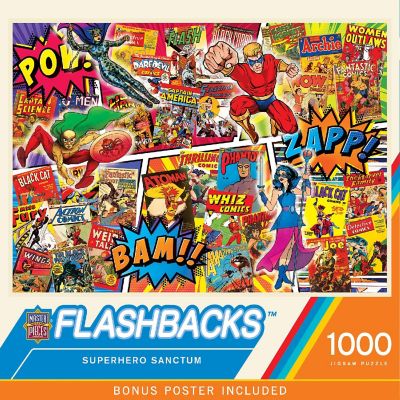 Flashbacks - Superhero Sanctum 1000 Piece Jigsaw Puzzle Image 1