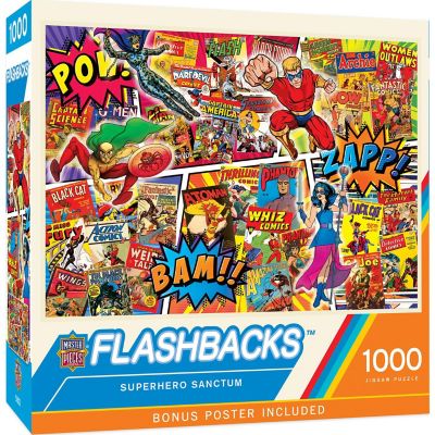 Flashbacks - Superhero Sanctum 1000 Piece Jigsaw Puzzle Image 1