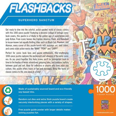 Flashbacks - Superhero Sanctum 1000 Piece Jigsaw Puzzle Image 3