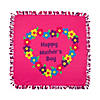 Fleece Mother&#8217;s Day Tied Throw Craft Kit - Makes 1 Image 1