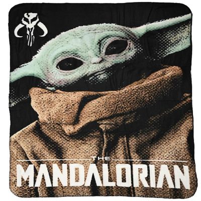 Fleece Throw Star Wars, Baby Yoda Image 1