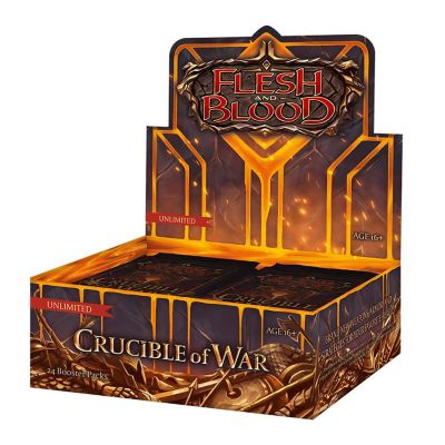 Flesh and Blood TCG: Crucible of War Unlimited Booster Box  24 Packs Image 1