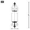 Fleur-De-Lis Candle Wall Sconce 27" Tall Image 2