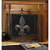 Fleur-De-Lis Fireplace Screen 25.75X8.75X33" Image 2