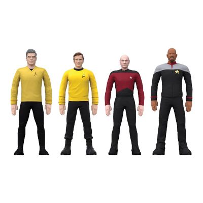 Flexfigs: Star Trek Captains - 4 Character Pack - Ages 3+ Image 1