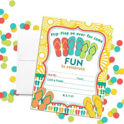 Flip Flop Invitations 40pc. by AmandaCreation Image 2