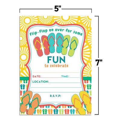 Flip Flop Invitations 40pc. by AmandaCreation Image 3