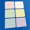 Flipside Dry Erase Stickables with Dry Erase Marker, Pastel Assorted, 3" x 3", 12 Per Pack, 4 Packs Image 1