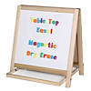 Flipside Magnetic Table Top Easel, Chalkboard/Whiteboard, 18.5" x 18" Image 2