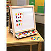 Flipside Magnetic Table Top Easel, Chalkboard/Whiteboard, 18.5" x 18" Image 3