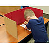 Flipside Products Corrugated Study Carrels, 12" x 48", Assorted Colors, Pack of 24 Image 2