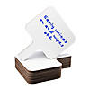 Flipside Products Rectangular Dry Erase Answer Paddle, 8" x 9.75", Pack of 12 Image 1