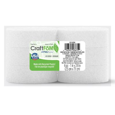 FloraCraft CraftFoM Discs 6/Pkg-1"X2.8" Image 1