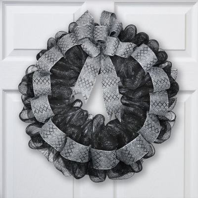 FloraCraft Decorative Mesh 10"X10yd-Black Image 3