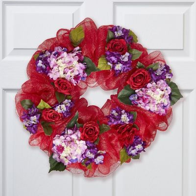 FloraCraft Decorative Mesh 10"X10yd-Red Image 3