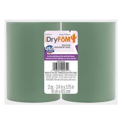 FloraCraft DryFoM Mug Plug 2/Pkg-3.75"X2.4" Image 1