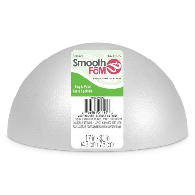 FloraCraft SmoothFoM Half Ball-1.7"X3.1" Image 1