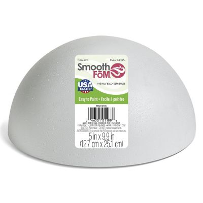 FloraCraft SmoothFoM Hollow Half Ball Bulk Pack-9.9"X5" Image 1