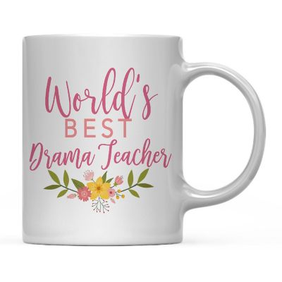 Floral Best Drama Ceramic Mug Image 2