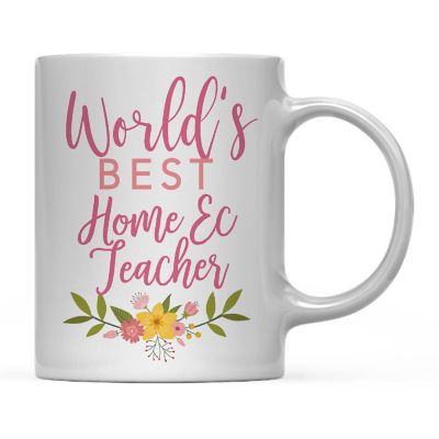 Floral Best Home Ec Ceramic Mug Image 2