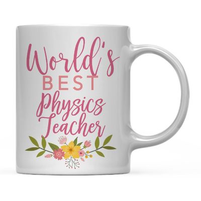 Floral Best Physics Ceramic Mug Image 2