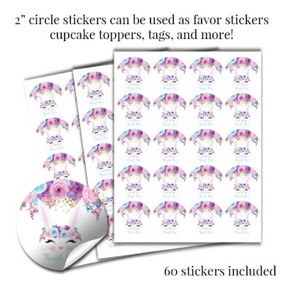 Floral Bunny Sticker Bundle 429pc. by AmandaCreation Image 2